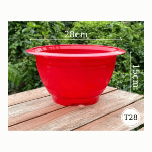 Chậu Tròn Đỏ T