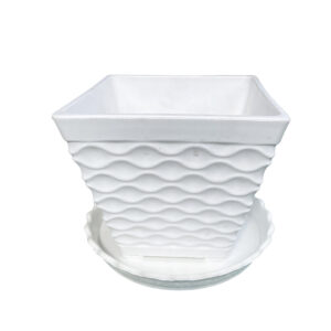 Chậu Nhựa Mvl 110 + Dĩa Đựng Chậu Nhỏ